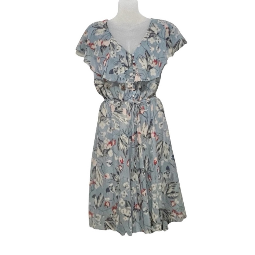 NWT Lauren Ralph Lauren Floral Chiffon or Georgette Dress